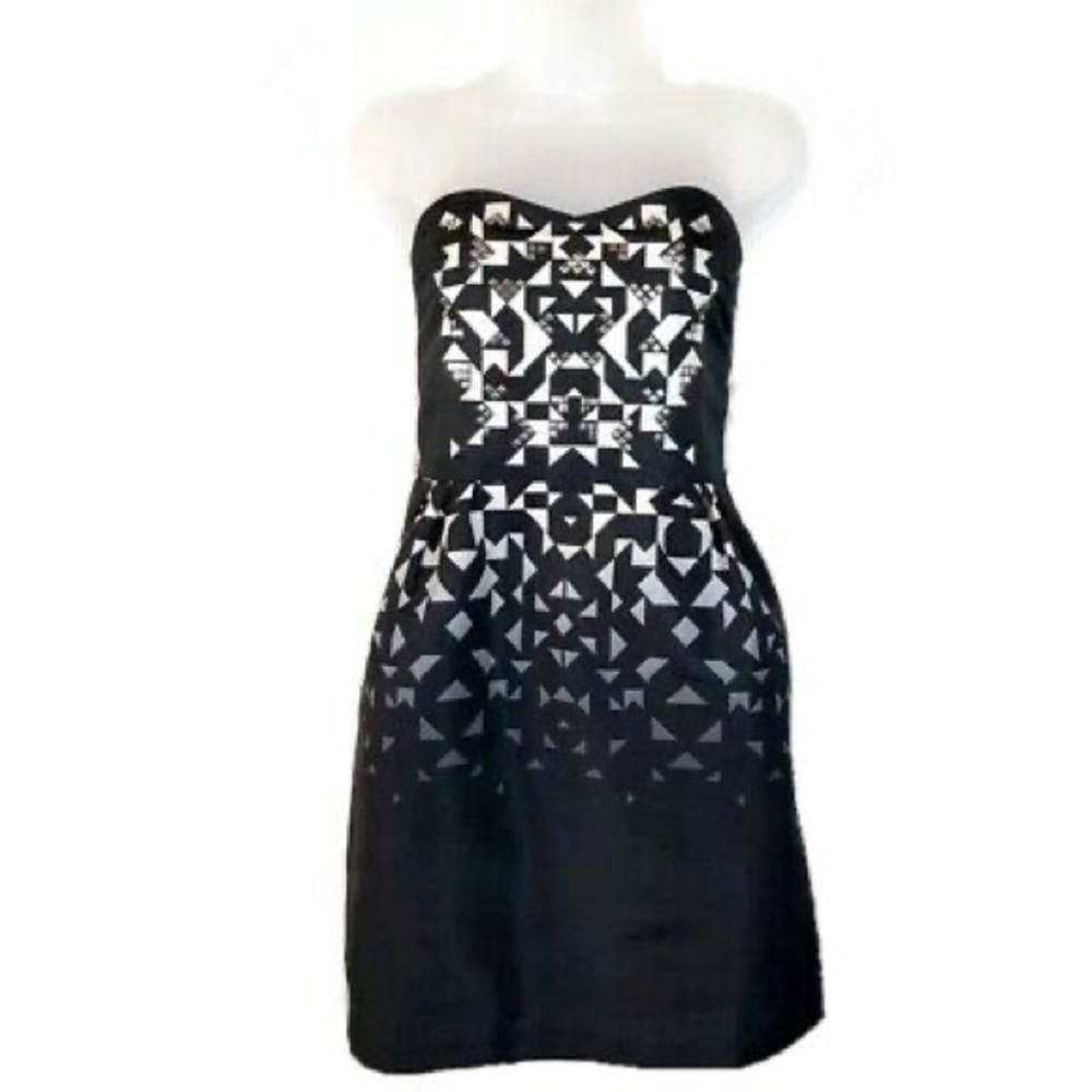silence+noise Geometric studs Little Black Dress